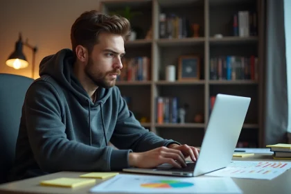 Analyste scrutant des rapports financiers de Rockstar liés à la date de sortie de GTA 6 sur son bureau